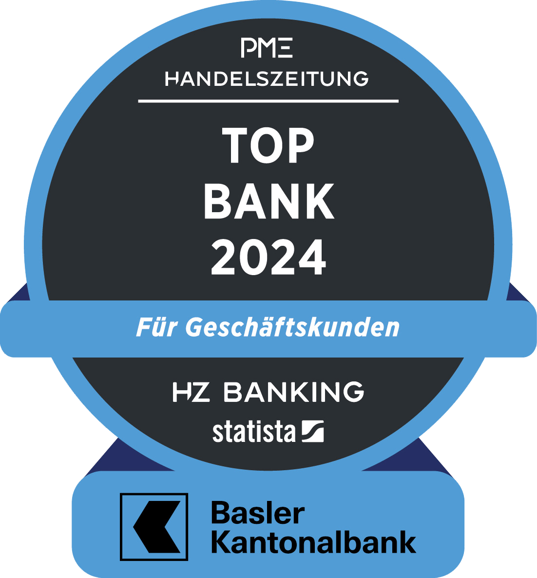 Auszeichnung Top Bank 2024 - Für Geschäftskunden