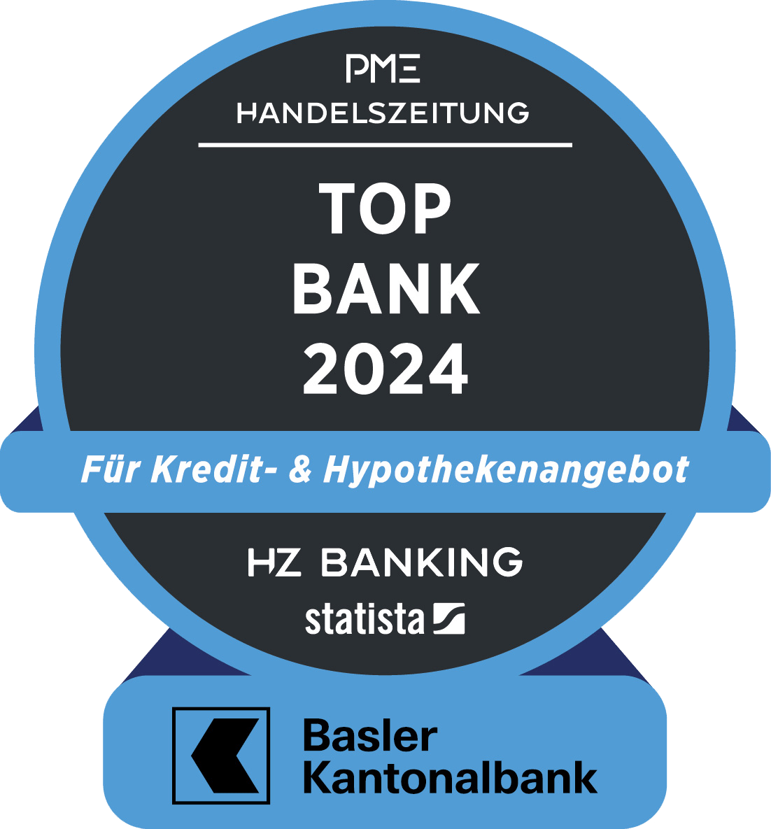 Auszeichnung Top Bank 2024 - Für Kredit- & Hypothekenangebot