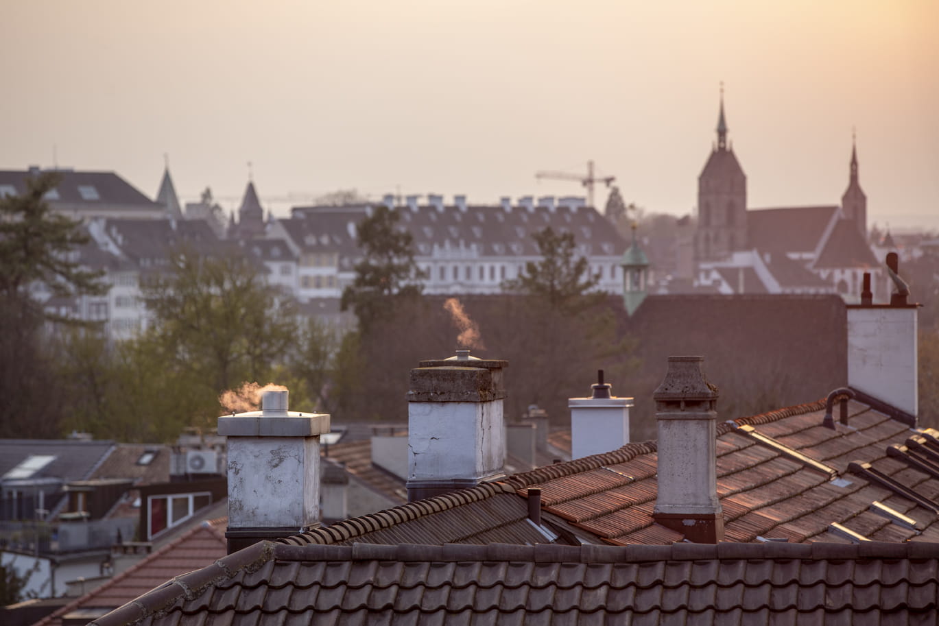 Basel über den Dächern