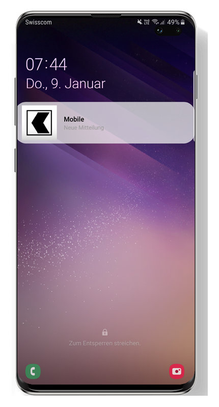 Pushmeldung Android