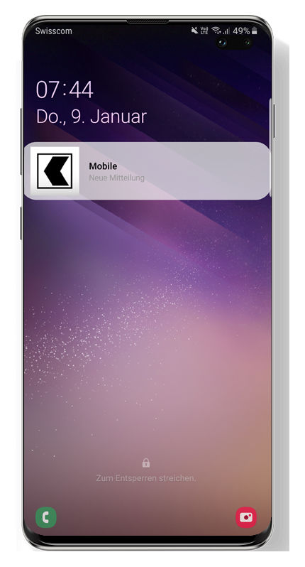 Pushmeldung Android
