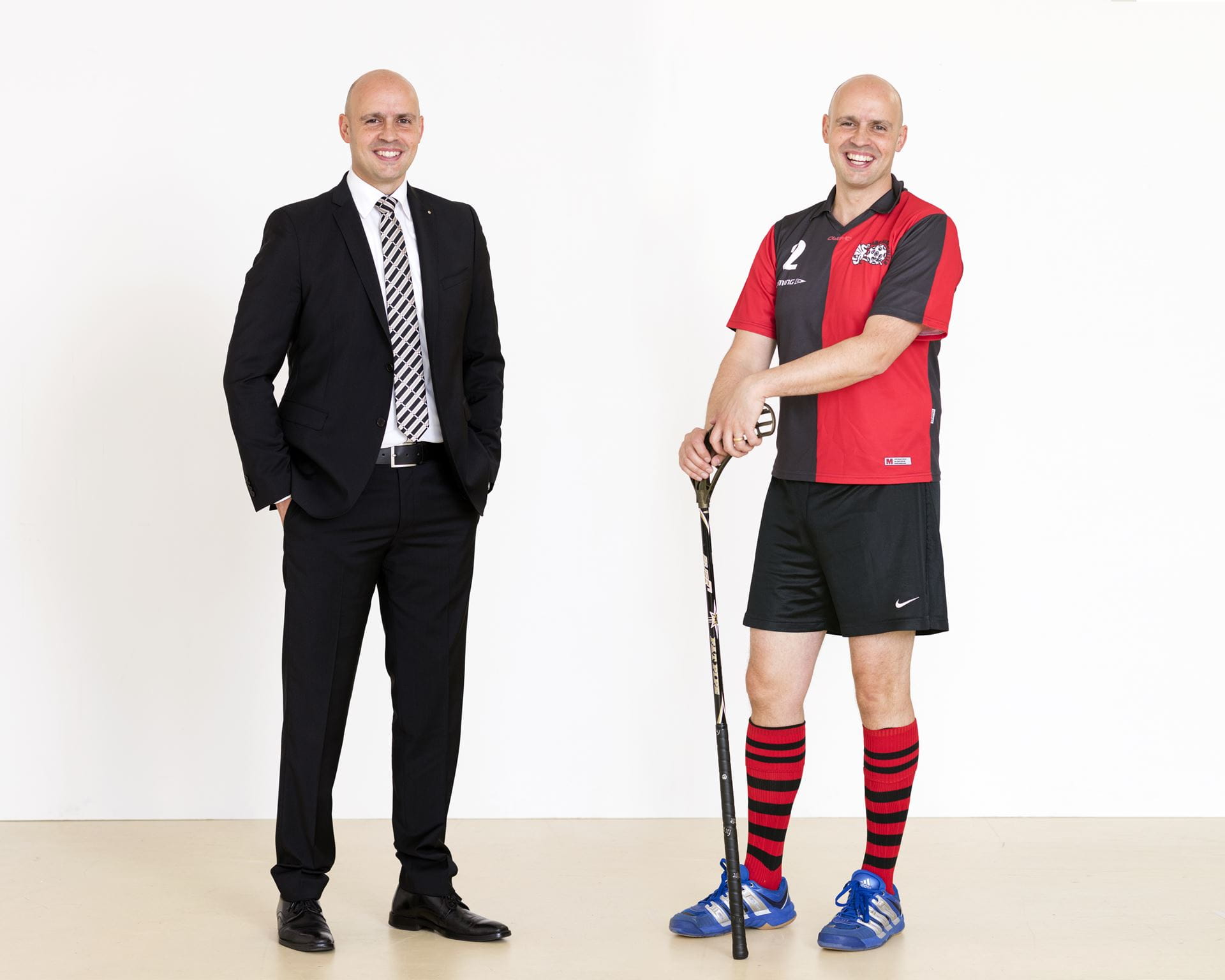 Lucas Rinaldi, Leiter Filialen Riehen bei der Basler Kantonalbank und Mitgründer/Revisor UHC Basel United