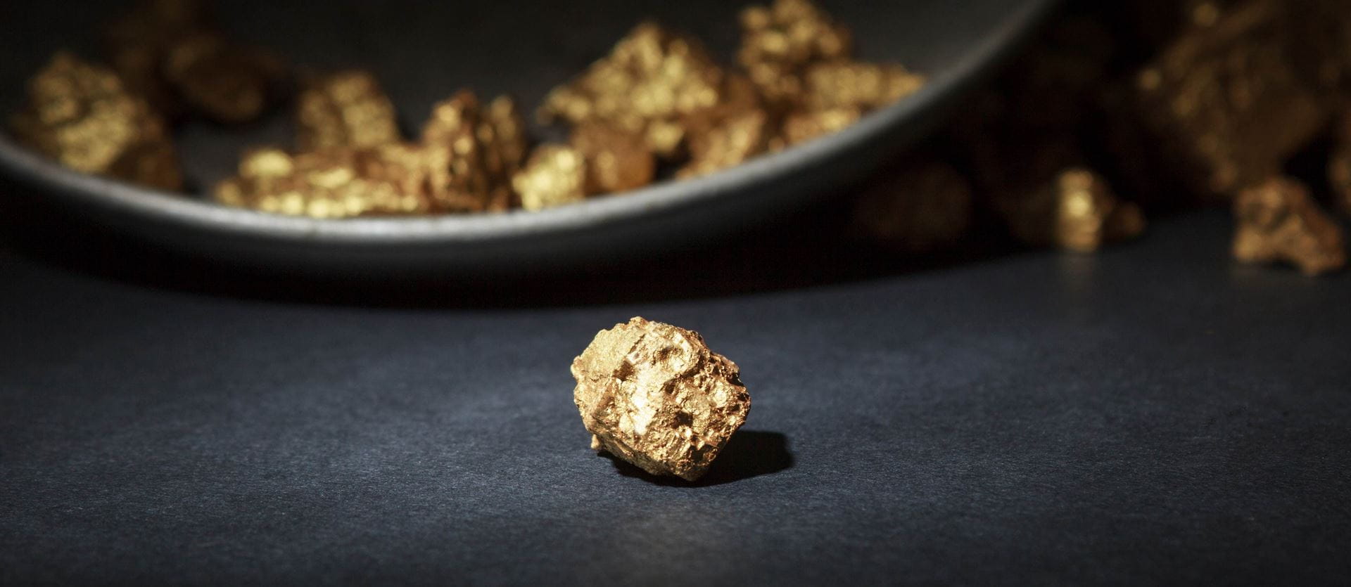 Gold Klumpen