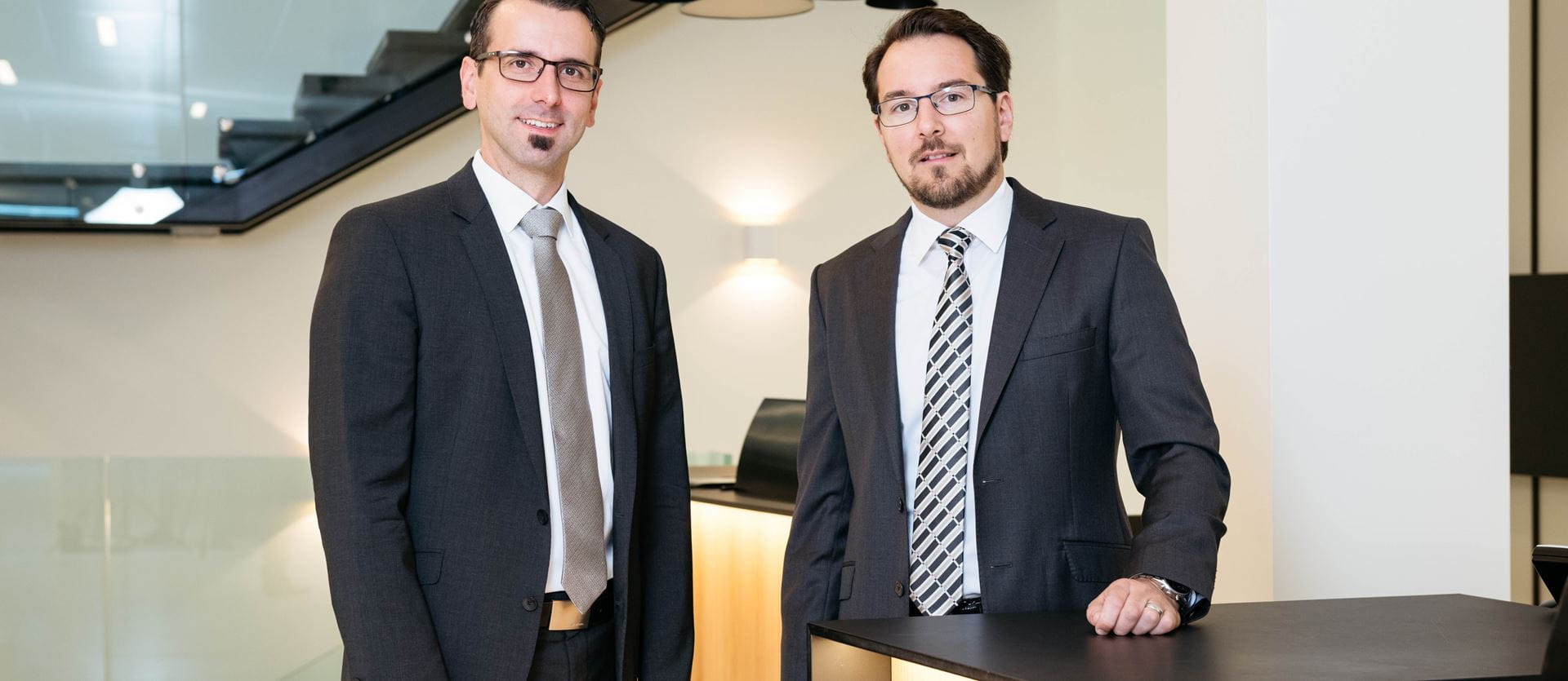 Manuel Wälchli (BKB-Greifengasse) und Claude Grollimund (BKB-Rosental)