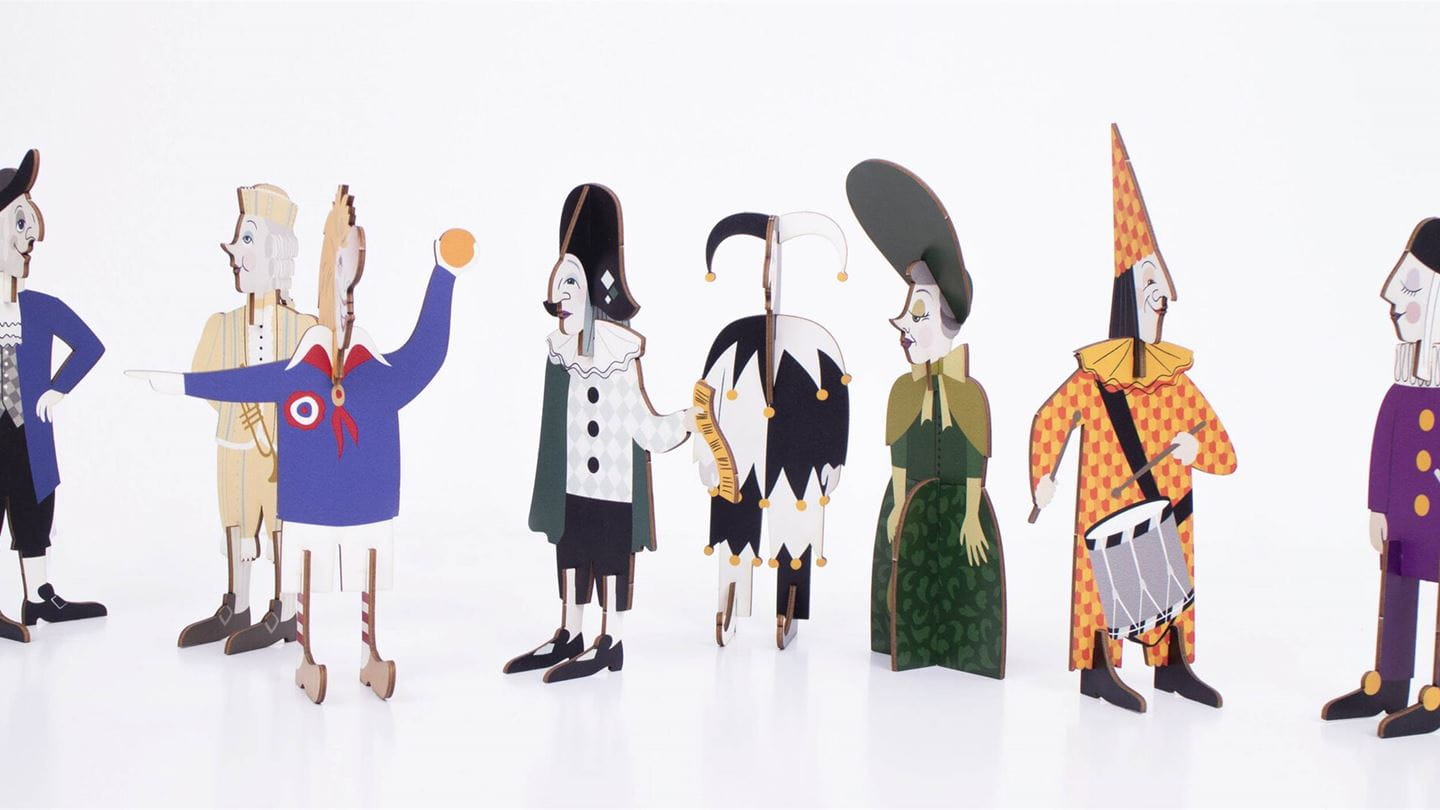 Basler Fasnachtsfiguren 3D Puzzli