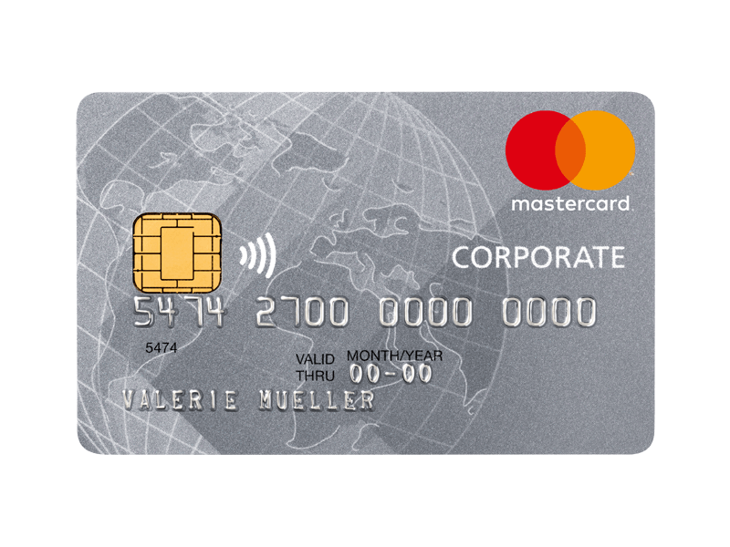 Viseca Cards Mastercard Corporate Card Silber