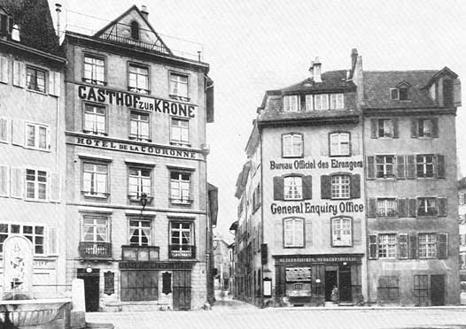 Gasthaus zur Krone, Sitz der Basler Kantonalbank 1899 - 1903